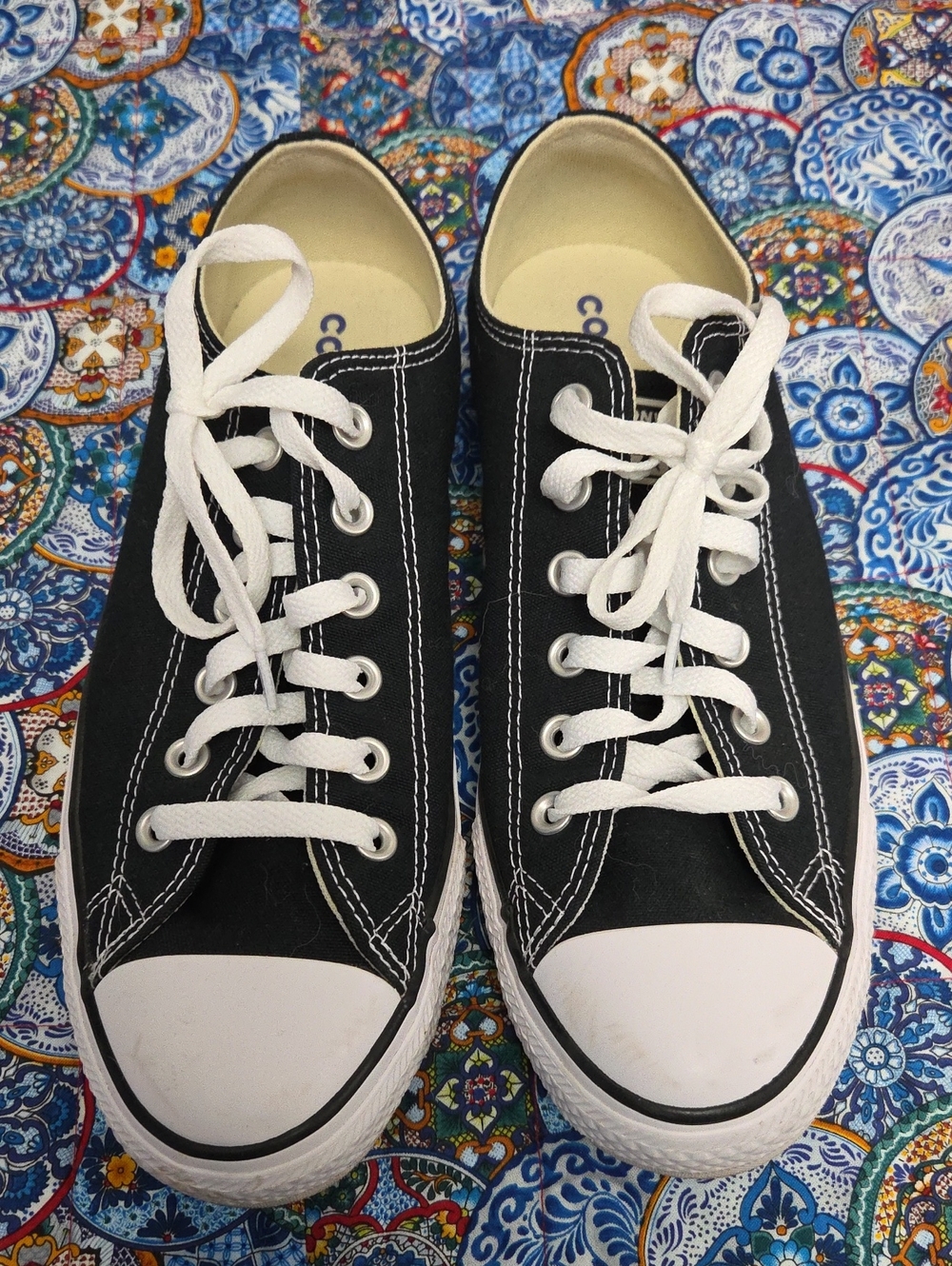 Converse Chuck Taylor All Star Black Low Top Sneakers Women's 9.5